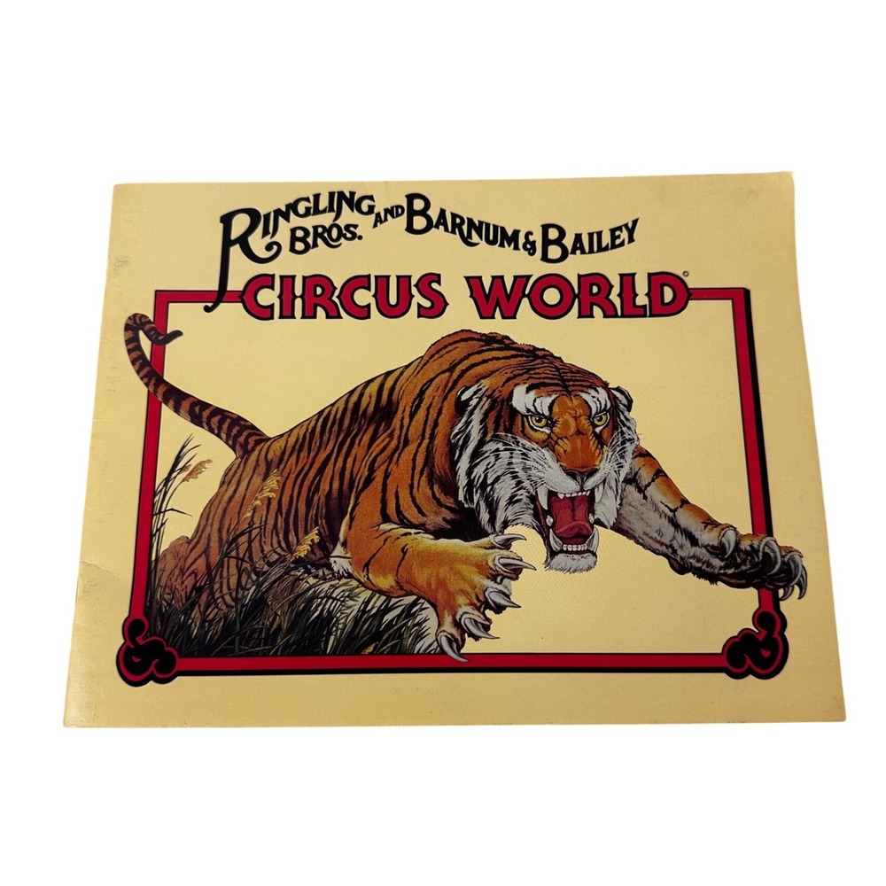 Vintage Ringling Bros. and‎ Barnum & Bailey Circus World Program